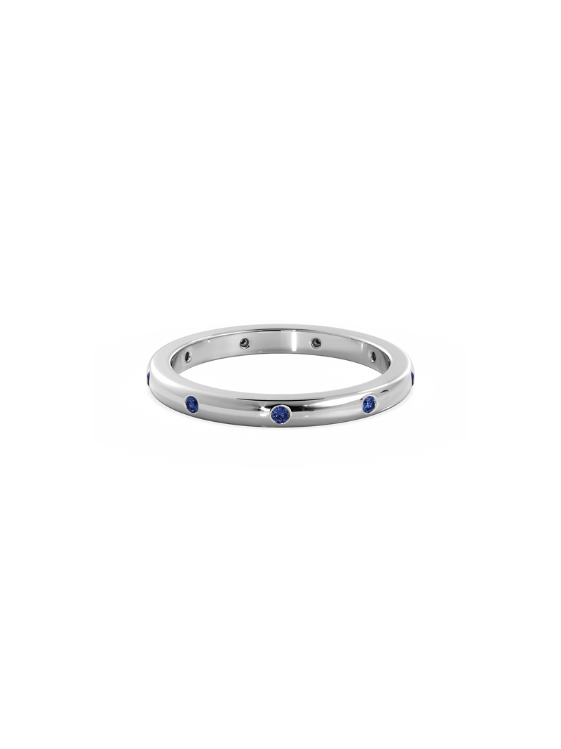 Sapphire Inlay Ring