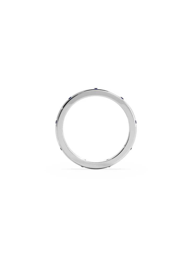 Sapphire Inlay Ring