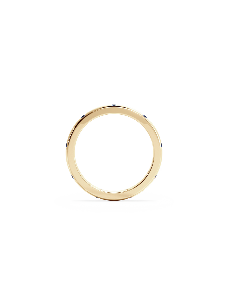 Sapphire Inlay Ring
