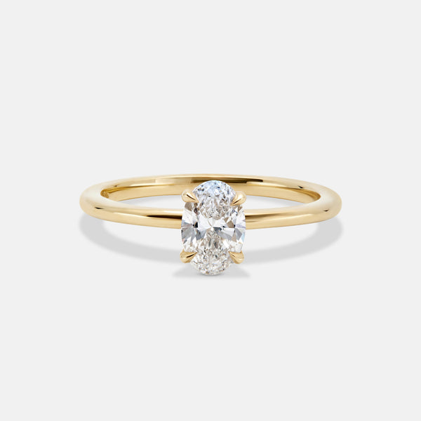 0.61ct Oval Ceremonial Solitaire