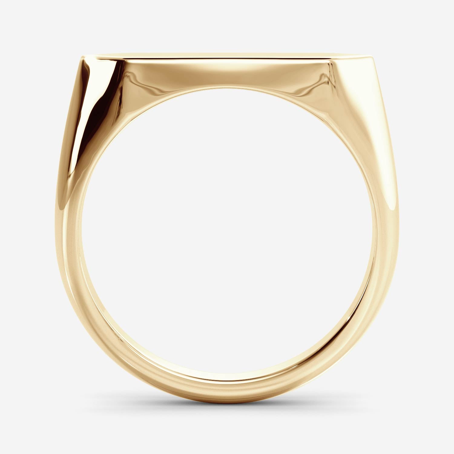 Signet Rings Shield Rinh Slim Shield Signet Ring – Louise Jean Jewellery