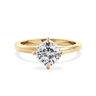 0.95ct Asscher Signature Bezel Solitaire Ring