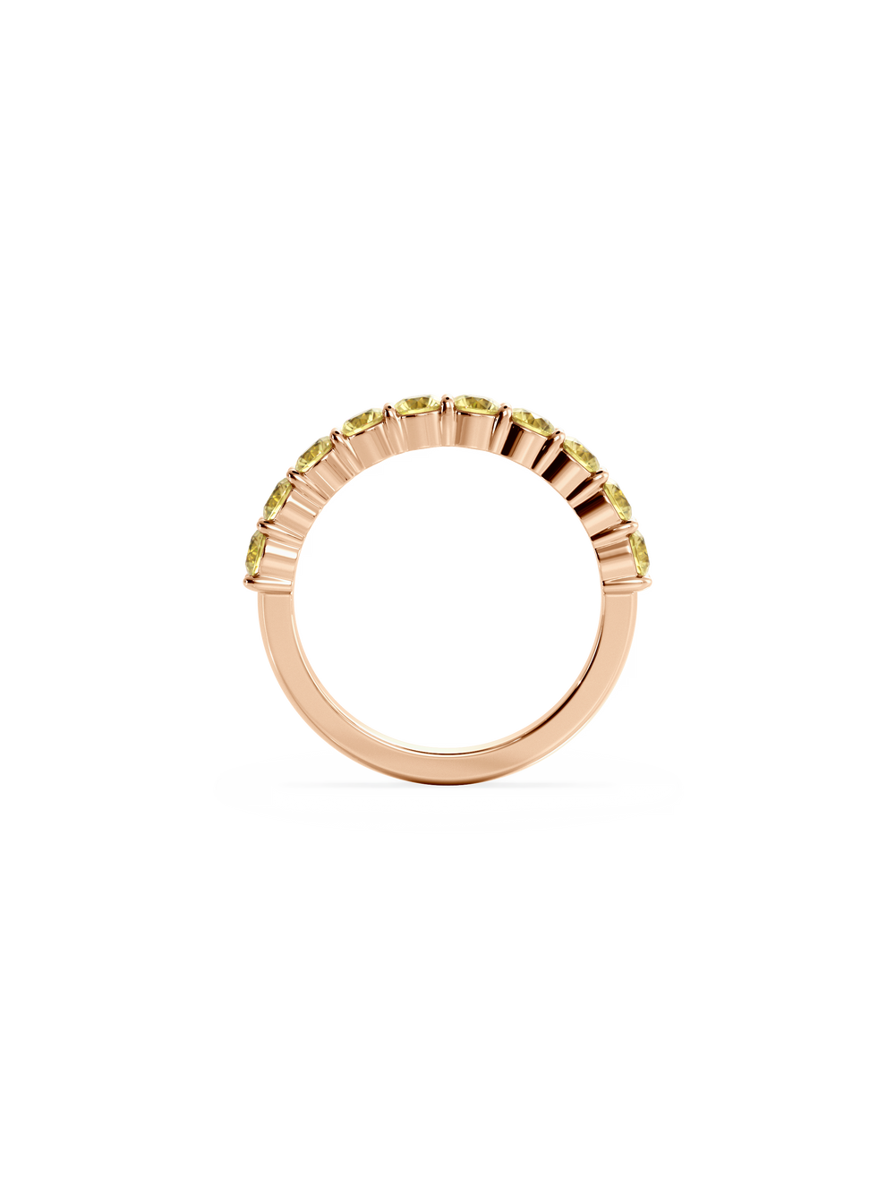 Sapphire Luna Ring - View 