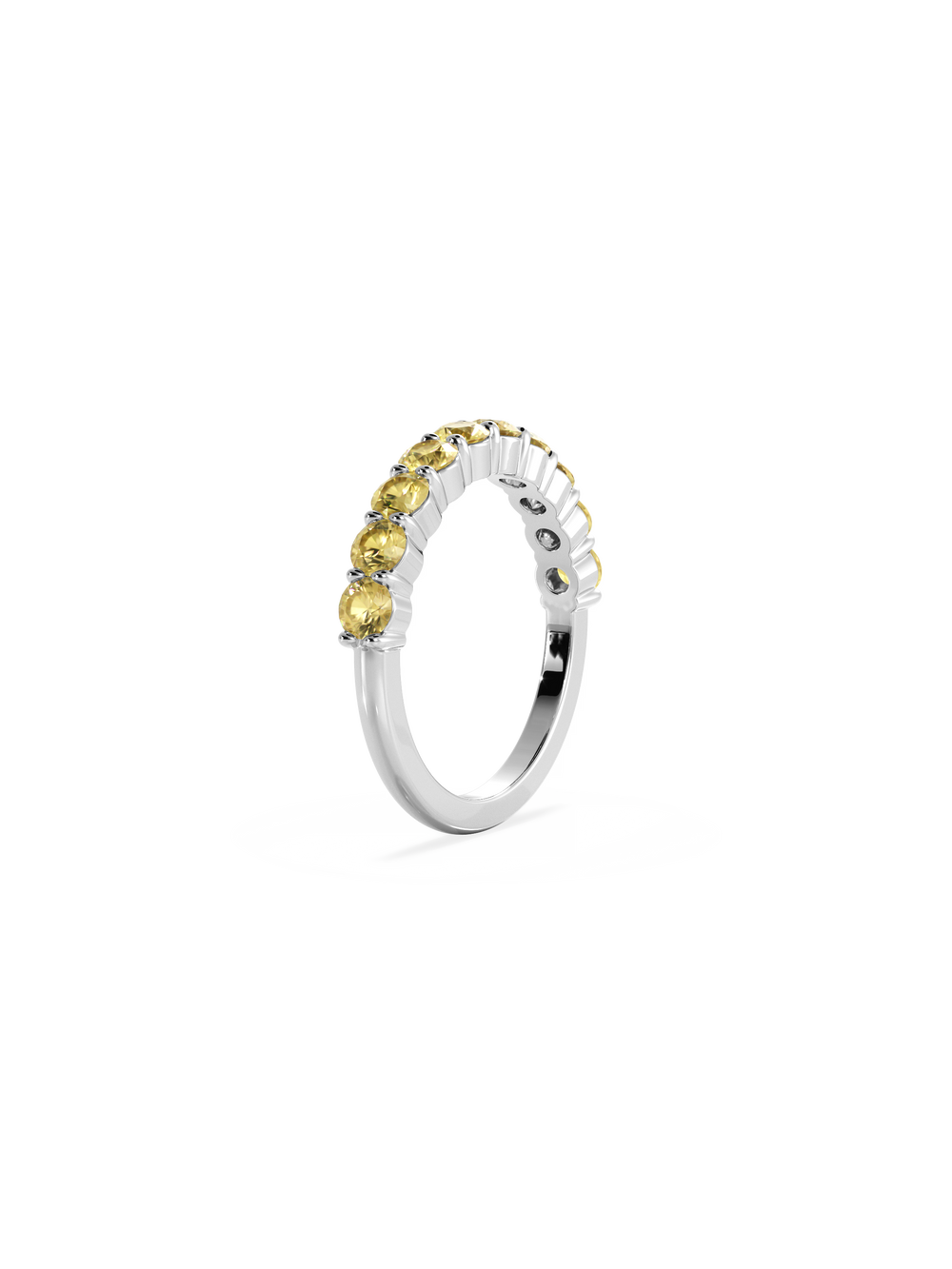 Sapphire Luna Ring - View 