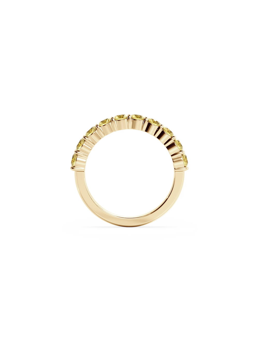 Sapphire Luna Ring - View 