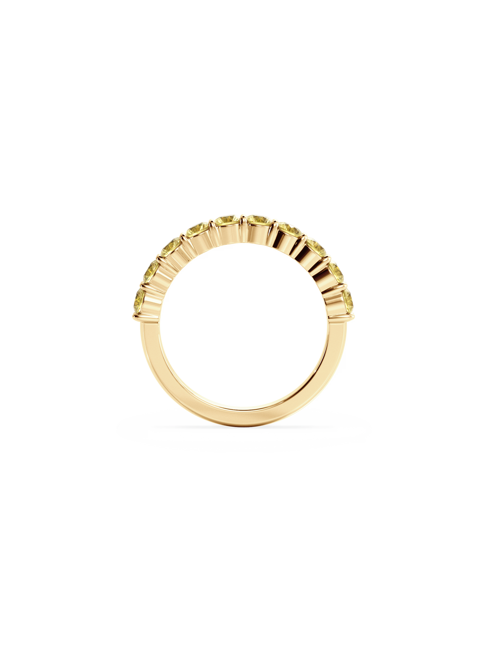 Sapphire Luna Ring - View 