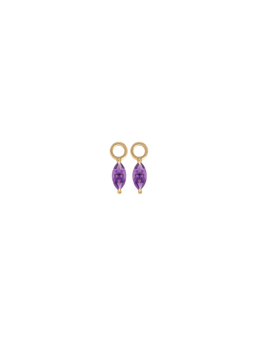Birthstone Marquise Charms - View 