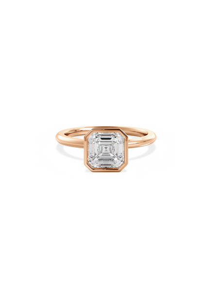 Asscher Signature Bezel Solitaire