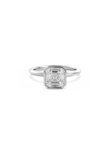 Asscher Signature Bezel Solitaire