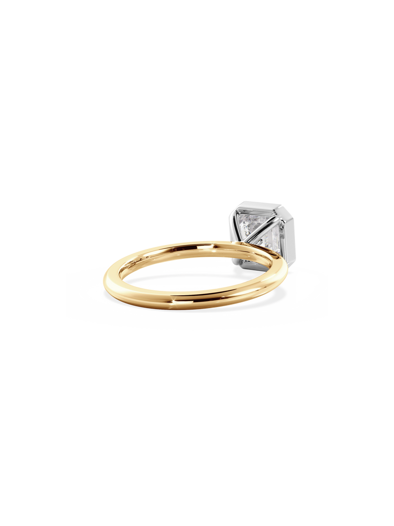 Asscher Signature Bezel Solitaire