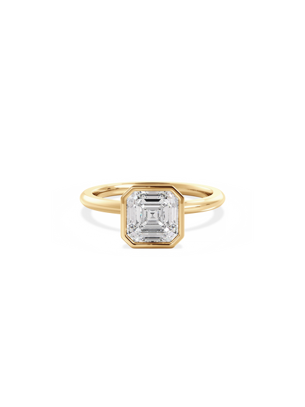 Asscher Signature Bezel Solitaire