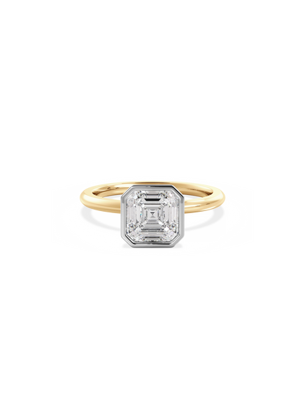 Asscher Signature Bezel Solitaire