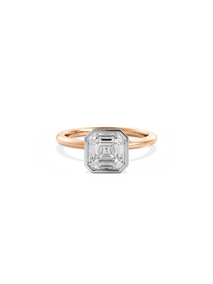 Asscher Signature Bezel Solitaire