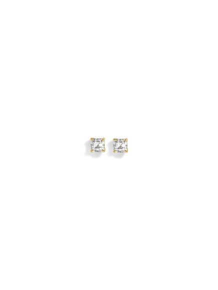 Asscher Diamond Studs