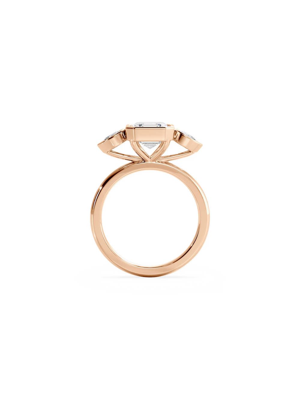 Asscher Bezel Amira - View 
