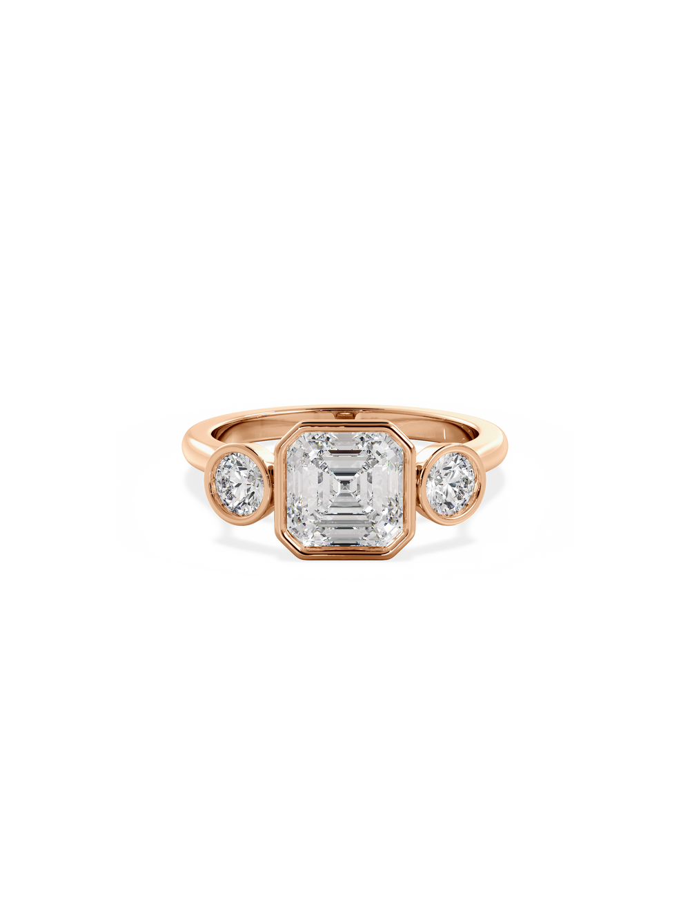 Asscher Bezel Cosmic Trio - View 