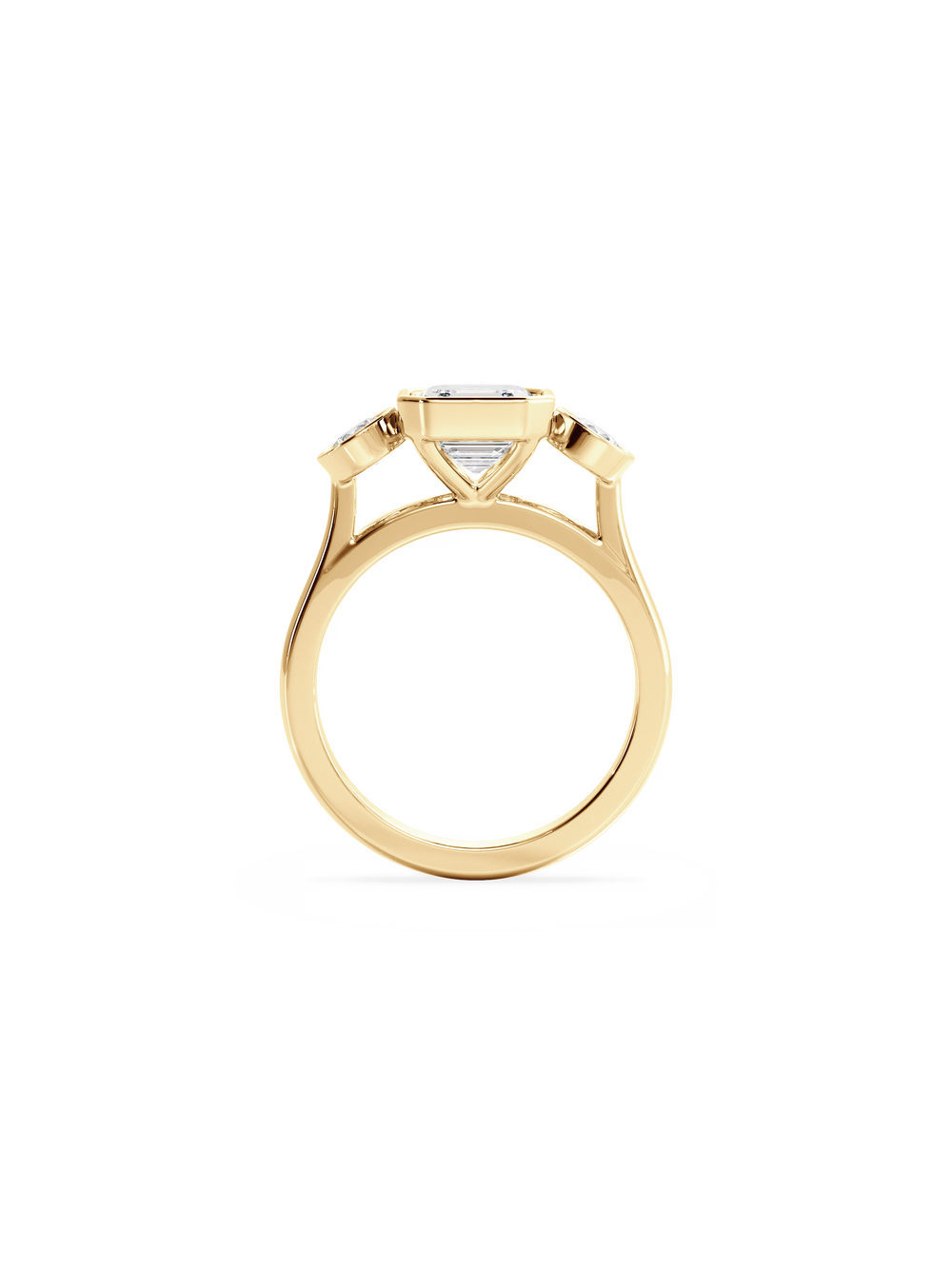 Asscher Bezel Cosmic Trio - View 