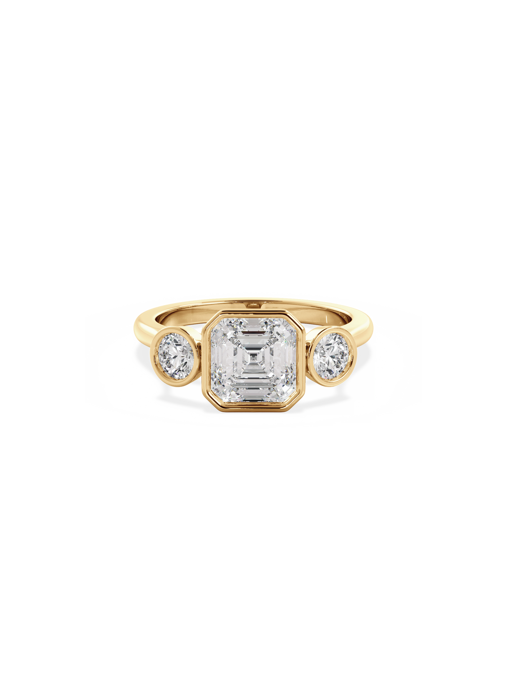 Asscher Bezel Cosmic Trio - View 