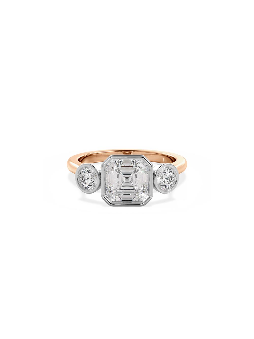 Asscher Bezel Cosmic Trio - View 