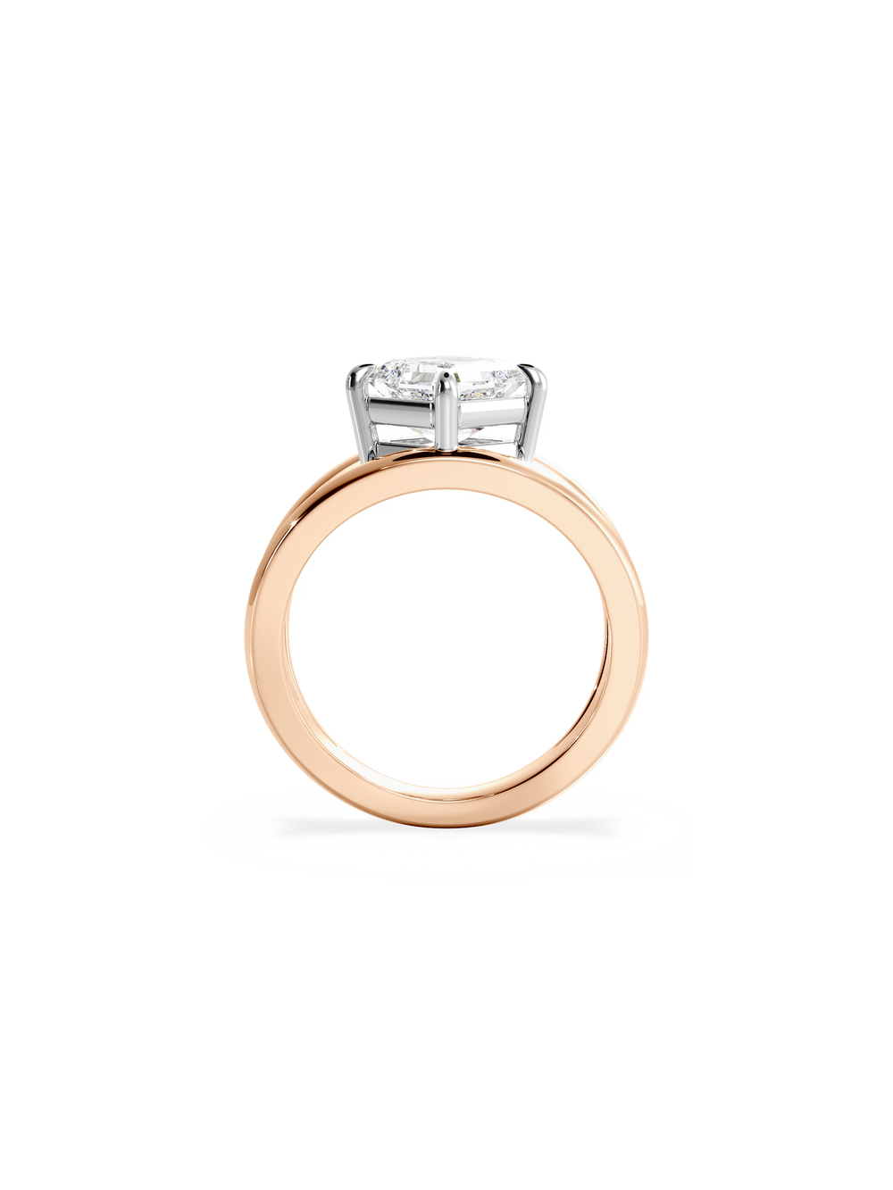 Asscher Signature Double Band Ring - View 