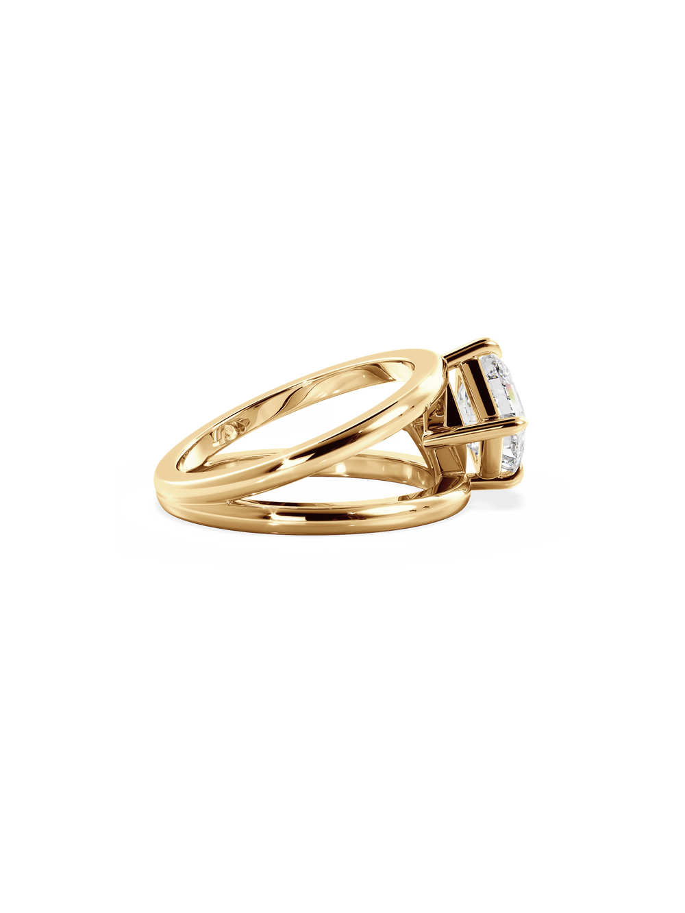 Asscher Signature Double Band Ring - View 