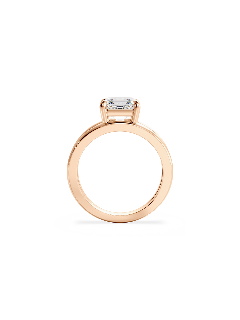 Asscher Signature Double Band Ring - View 