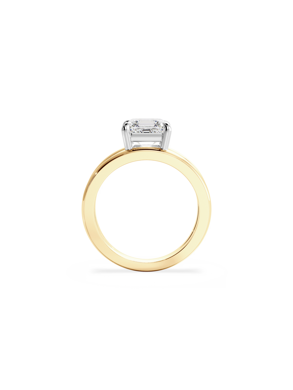 Asscher Signature Double Band Ring - View 