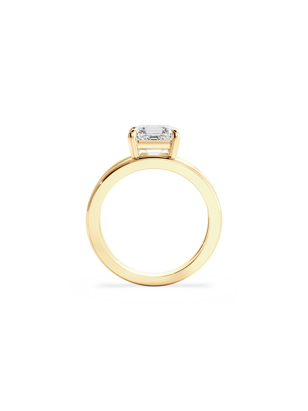 Asscher Signature Double Band Ring - View 