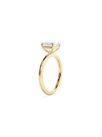 Asscher Ceremonial Solitaire Ring