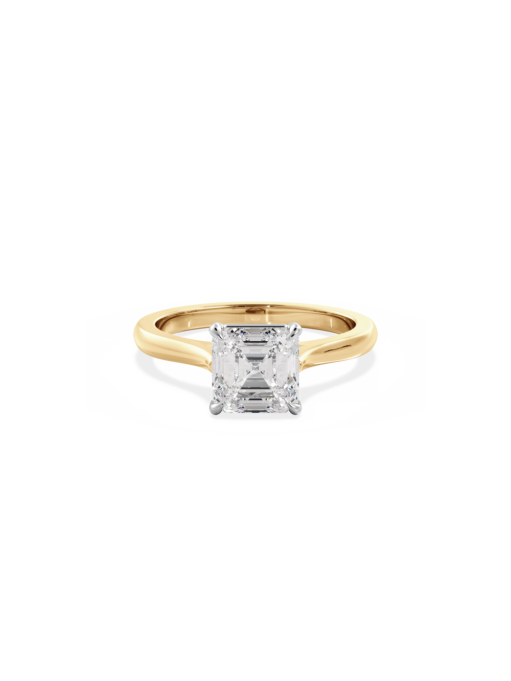 Asscher Classic Solitaire - View 