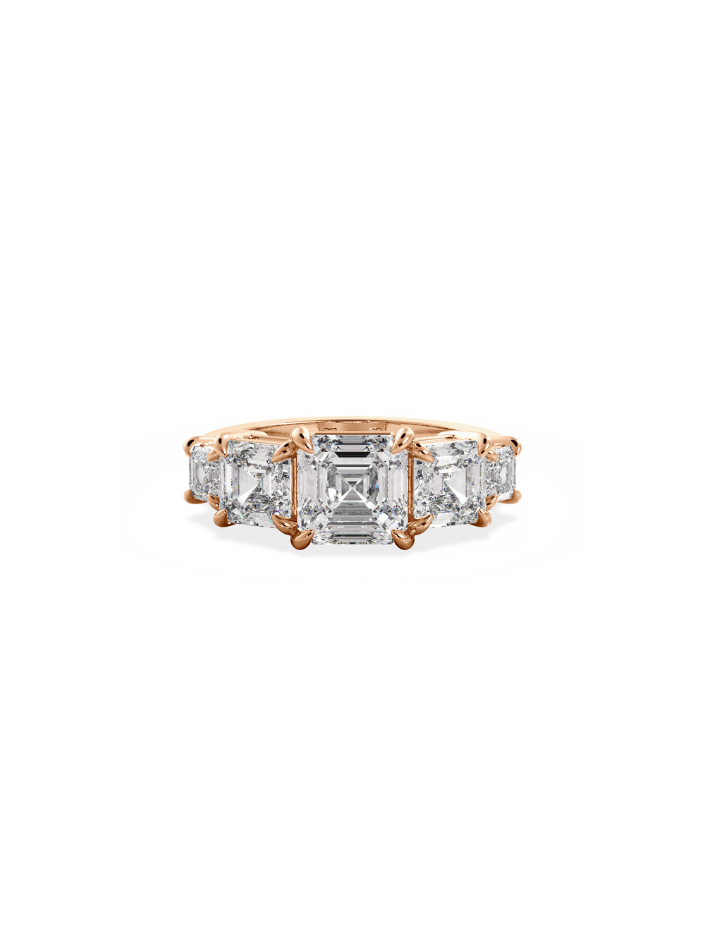 Asscher Signature Five-Stone - View 