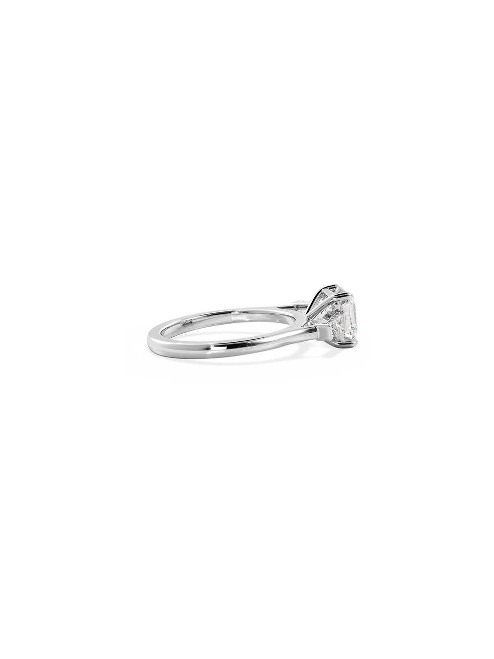 Asscher Lyra Ring - View 