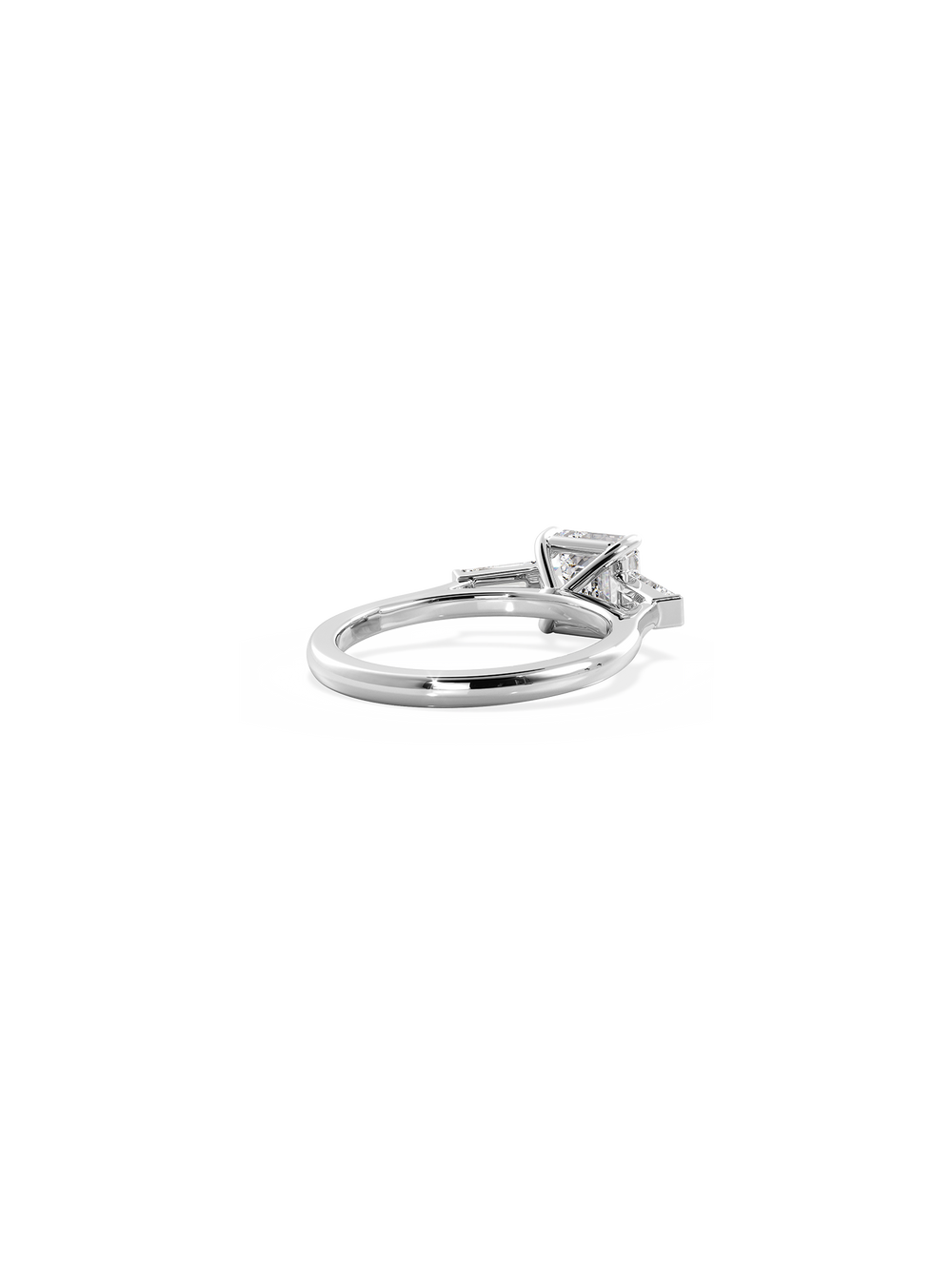 Asscher Lyra Ring - View 