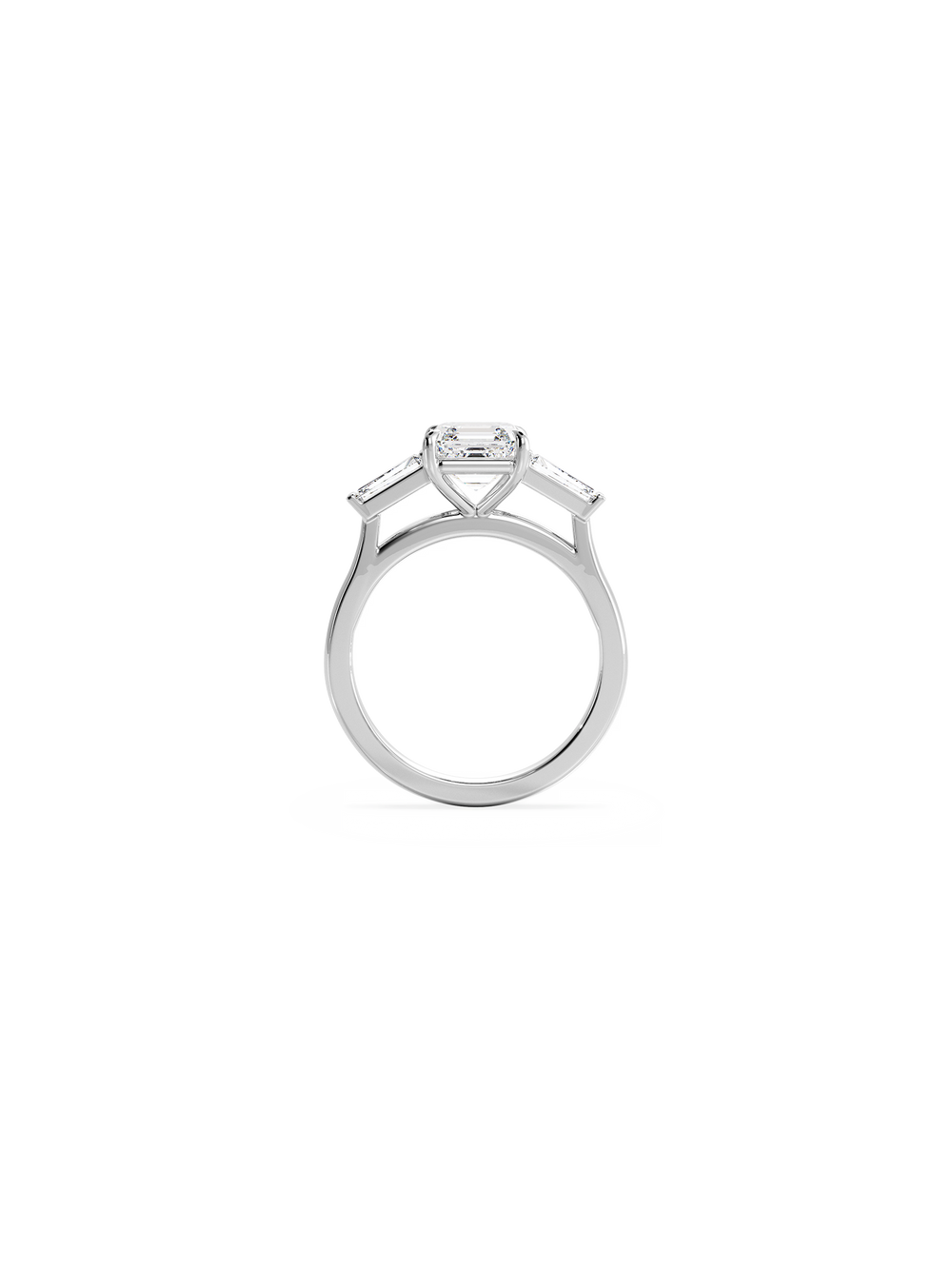 Asscher Lyra Ring - View 