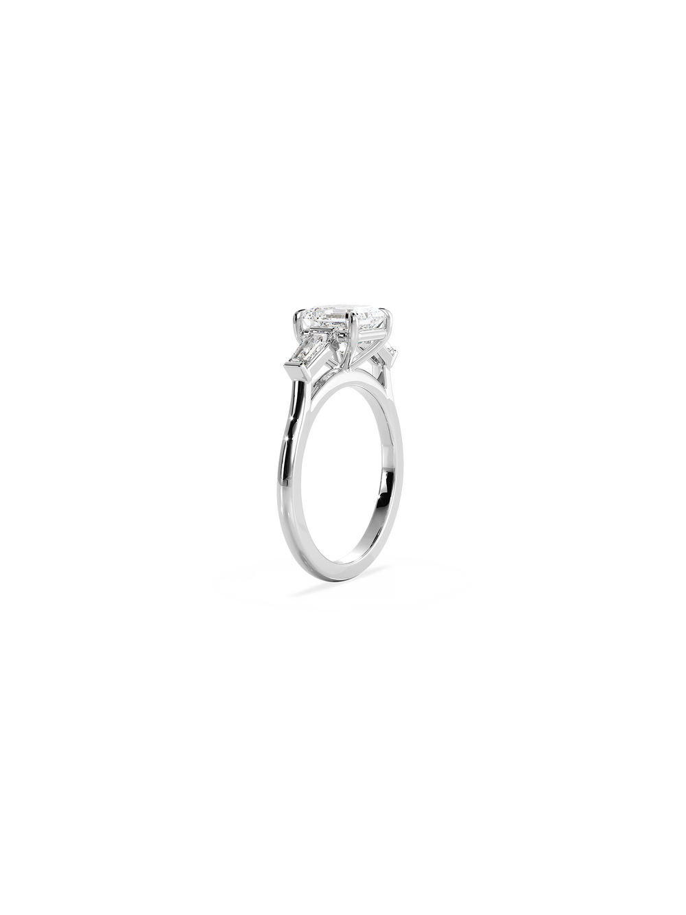 Asscher Lyra Ring - View 