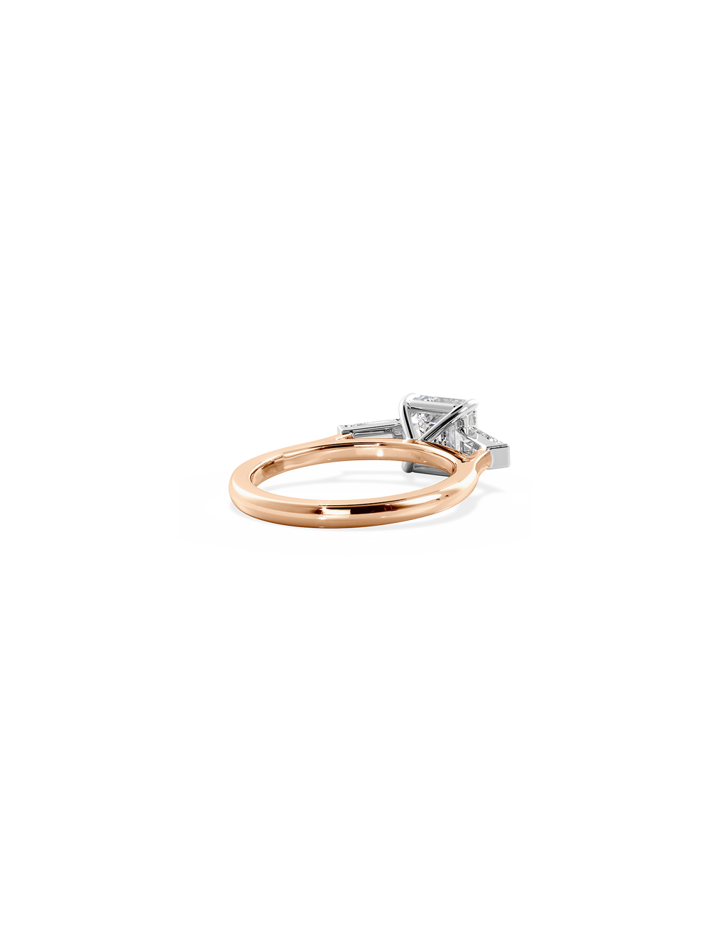 Asscher Lyra Ring - View 