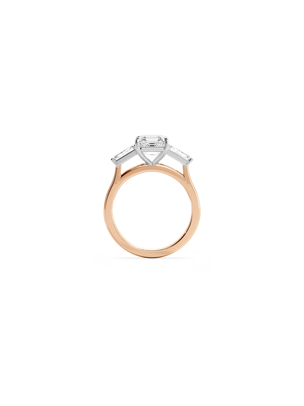 Asscher Lyra Ring - View 