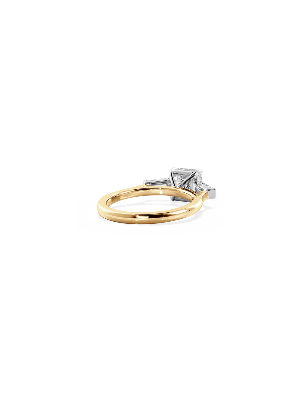 Asscher Lyra Ring - View 
