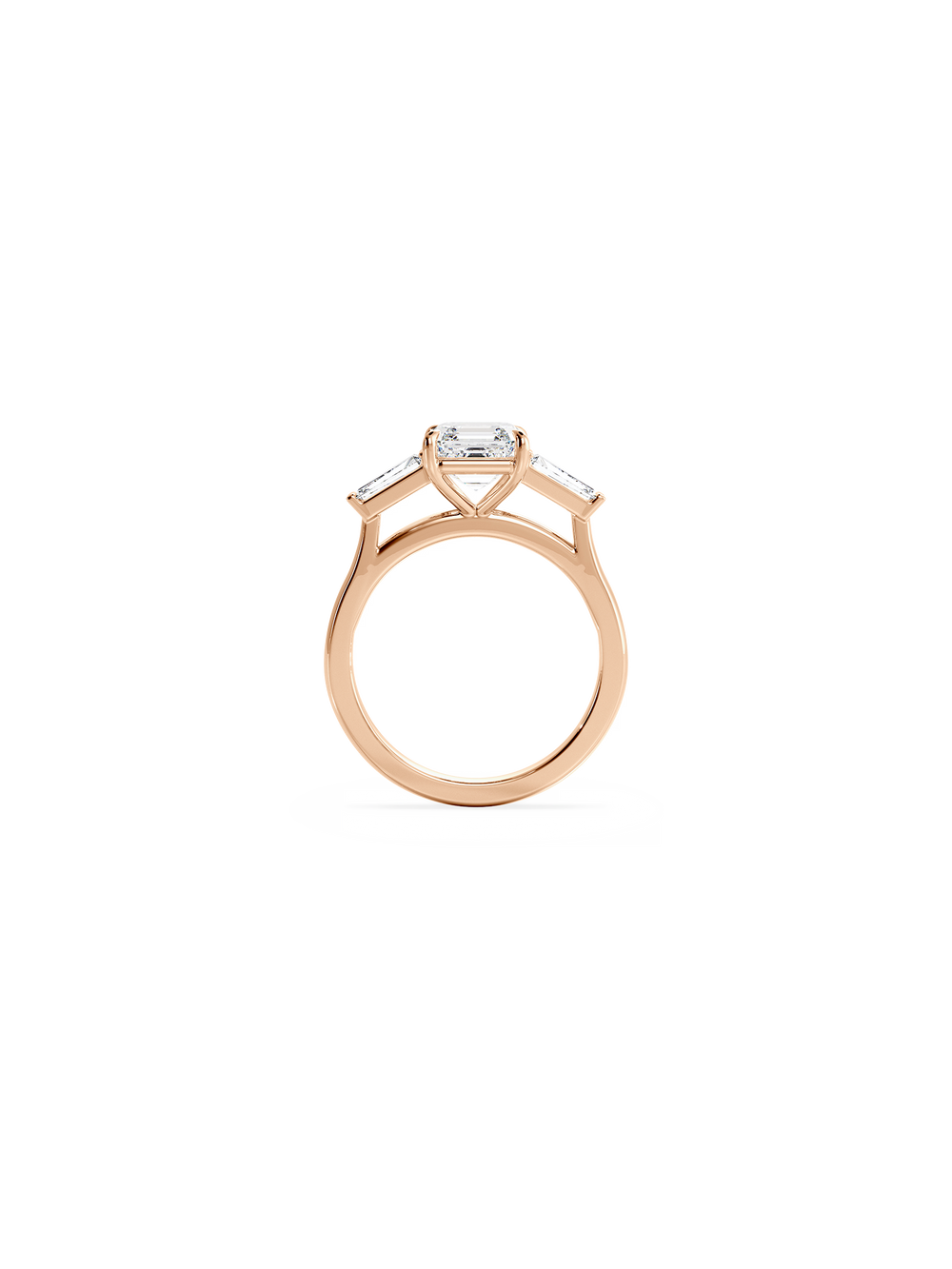 Asscher Lyra Ring - View 