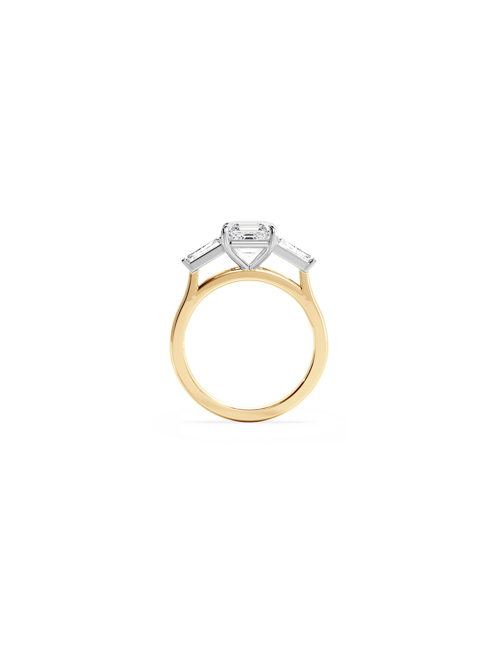 Asscher Lyra Ring - View 