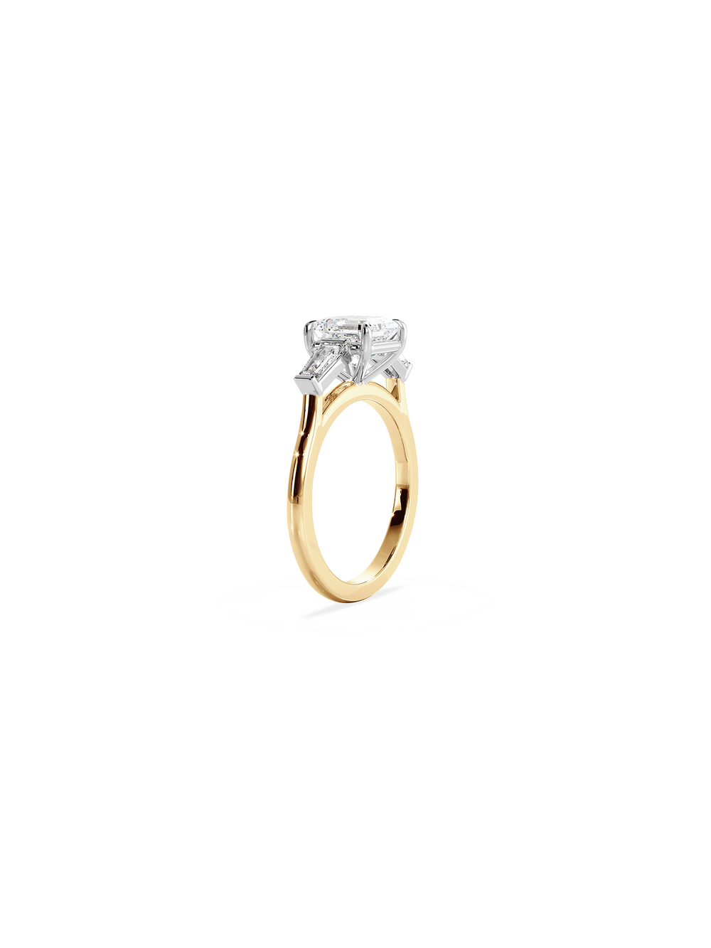 Asscher Lyra Ring - View 
