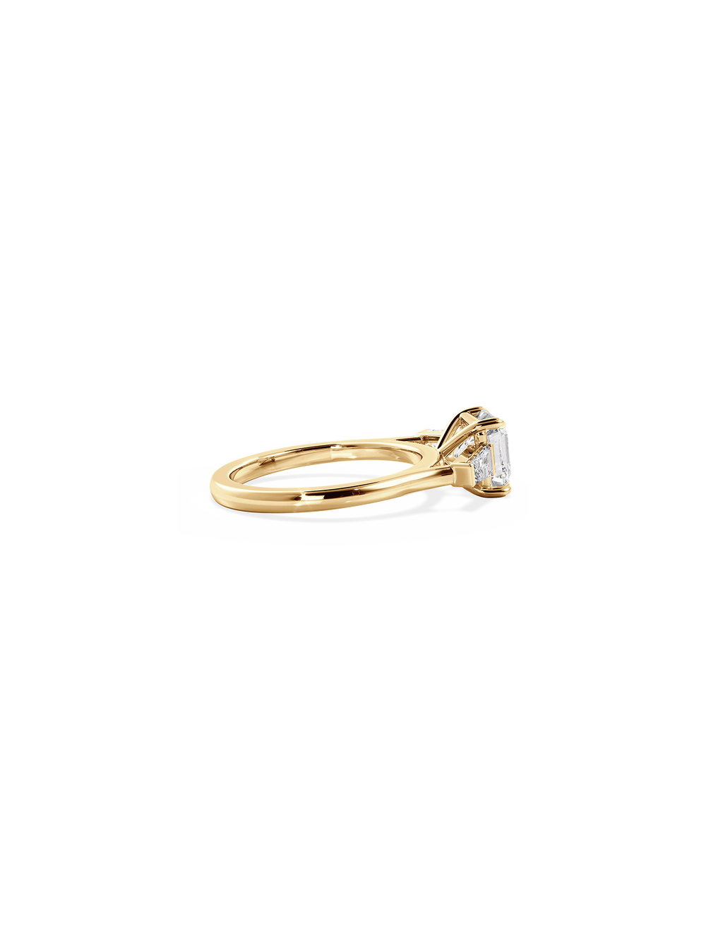 Asscher Lyra Ring - View 