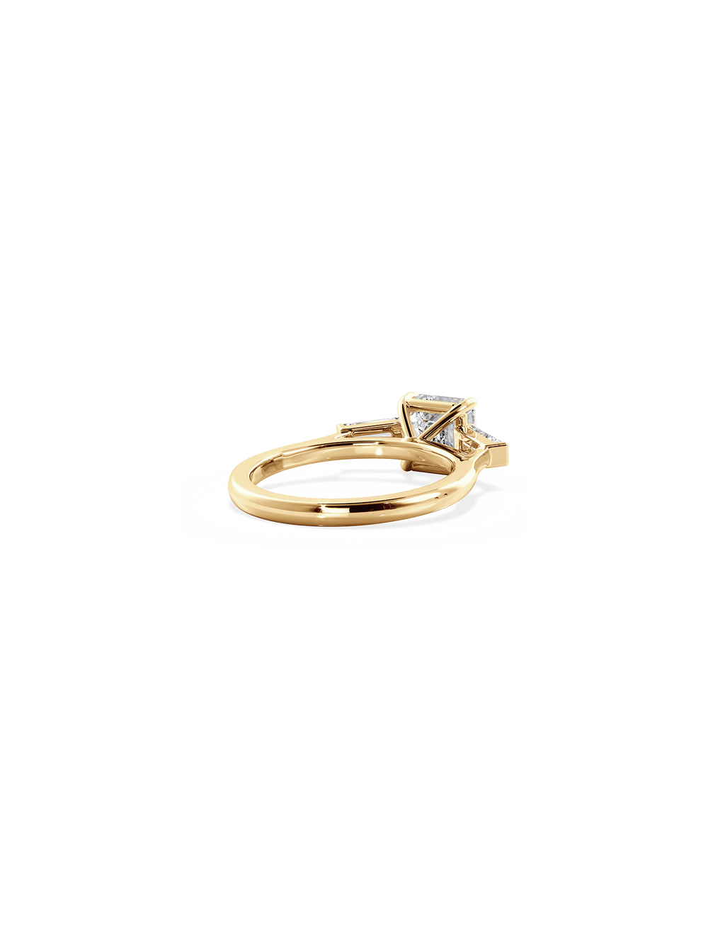 Asscher Lyra Ring - View 