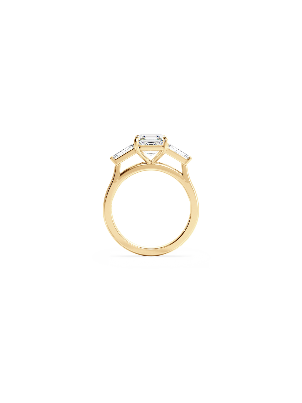 Asscher Lyra Ring - View 