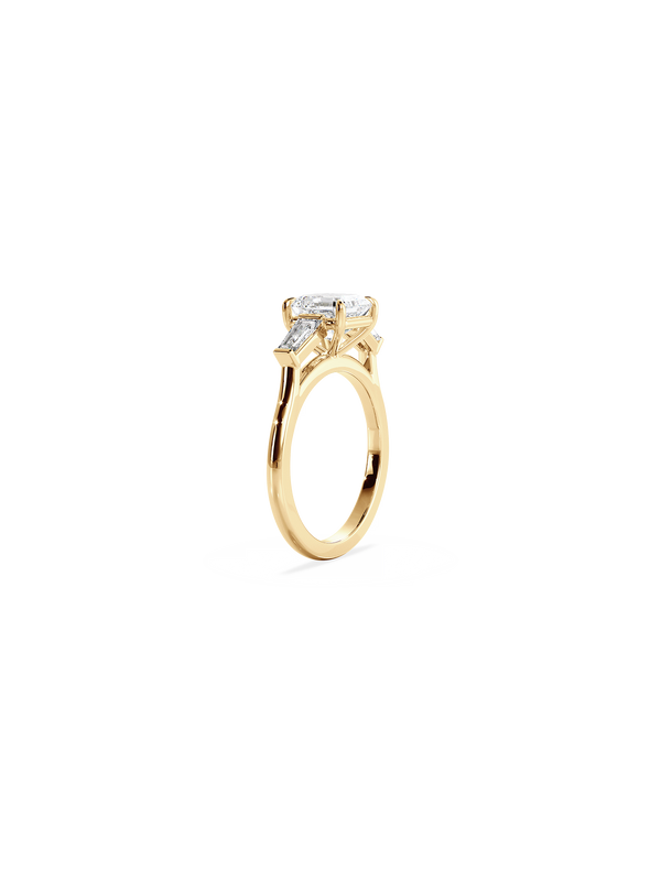 Asscher Lyra Ring
