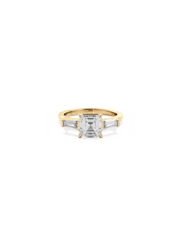 Asscher Lyra Ring