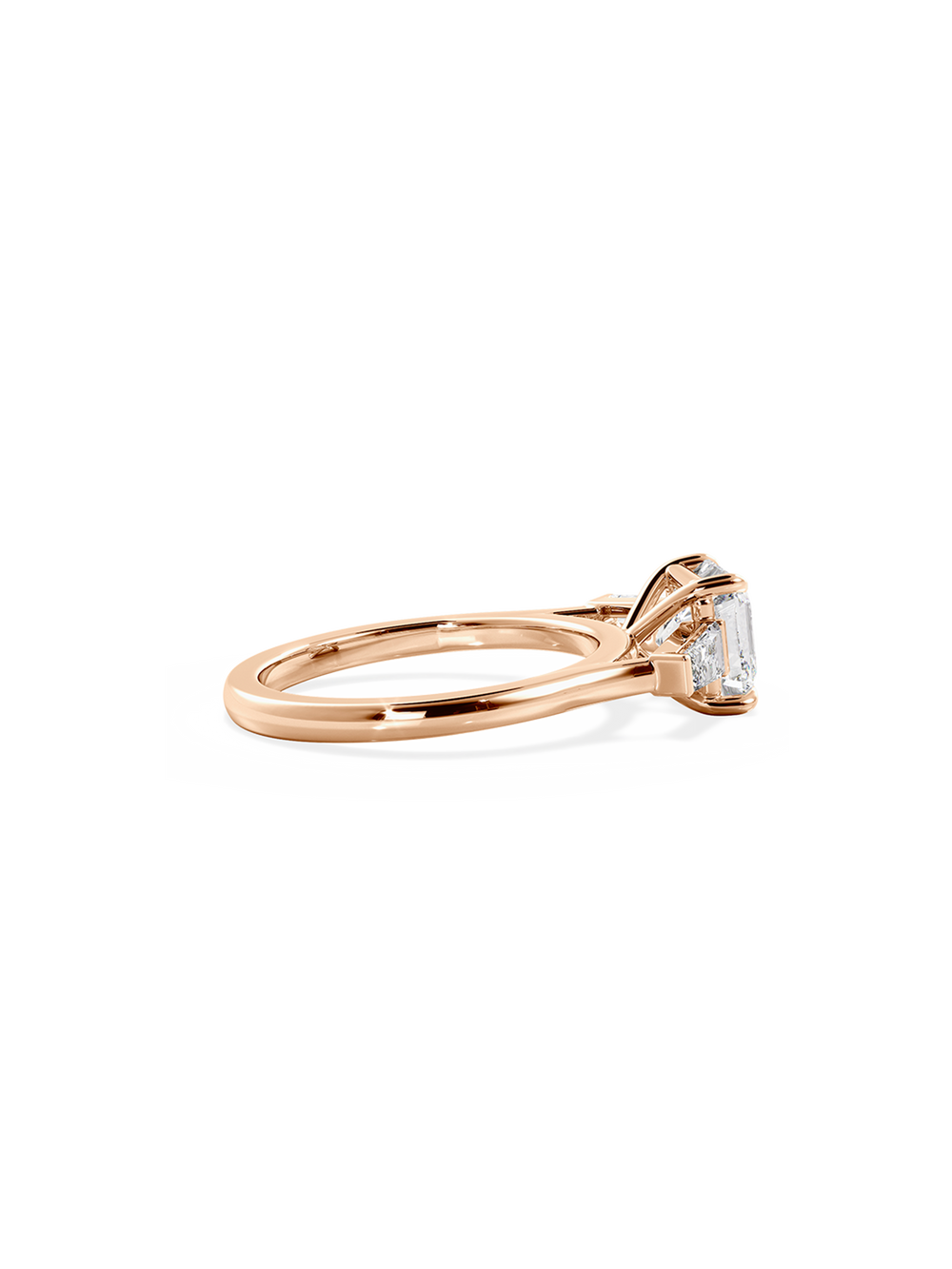 Asscher Lyra Ring - View 