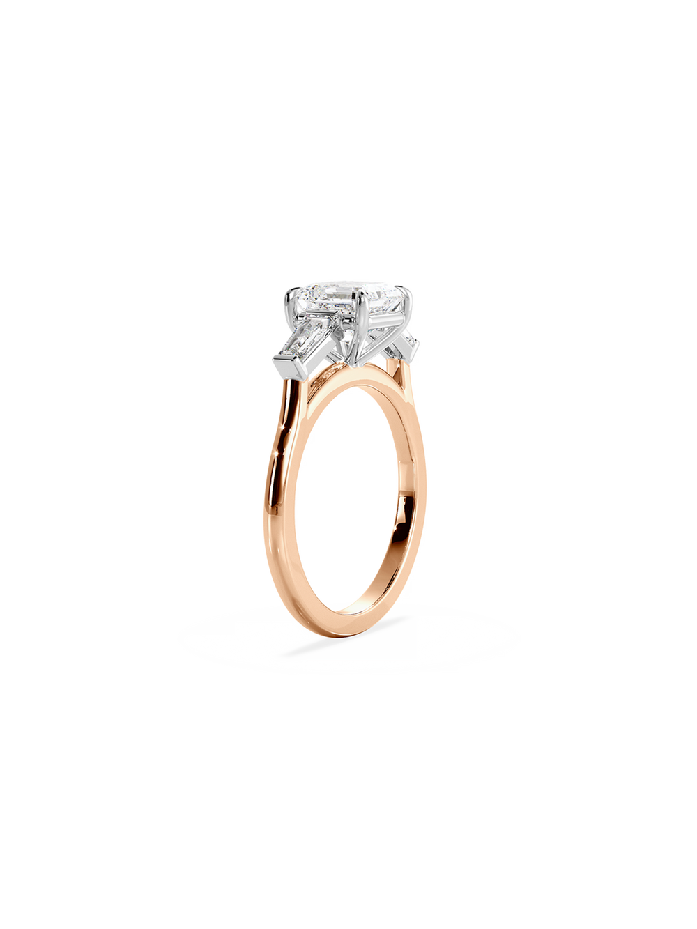 Asscher Lyra Ring - View 