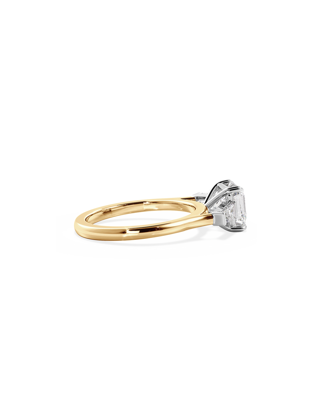 Asscher Lyra Ring - View 