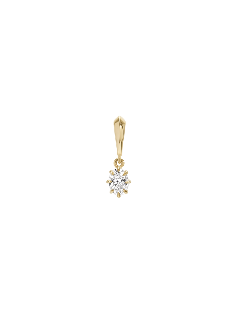 0.86ct Oval Diamond Bespoke Pendant - View 